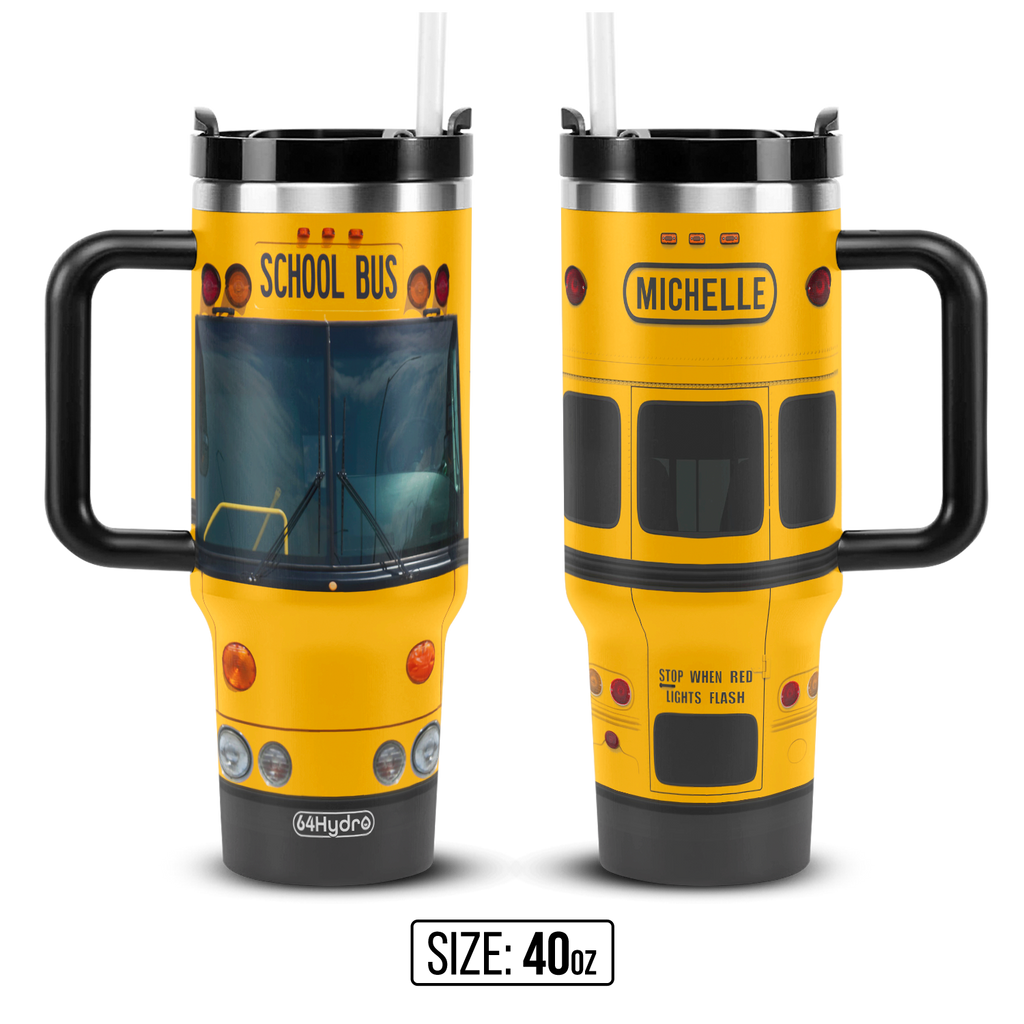 School Bus Lover ANRZ04114036KG Stainless Steel Tumbler