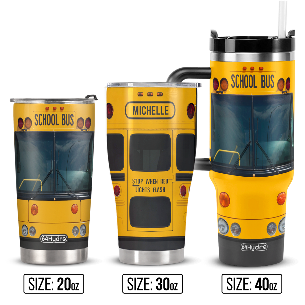 School Bus Lover ANRZ04114036KG Stainless Steel Tumbler