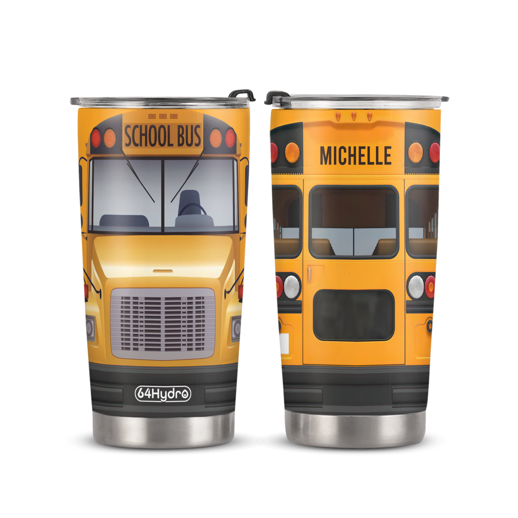 School Bus ANRZ04115289AE Stainless Steel Tumbler