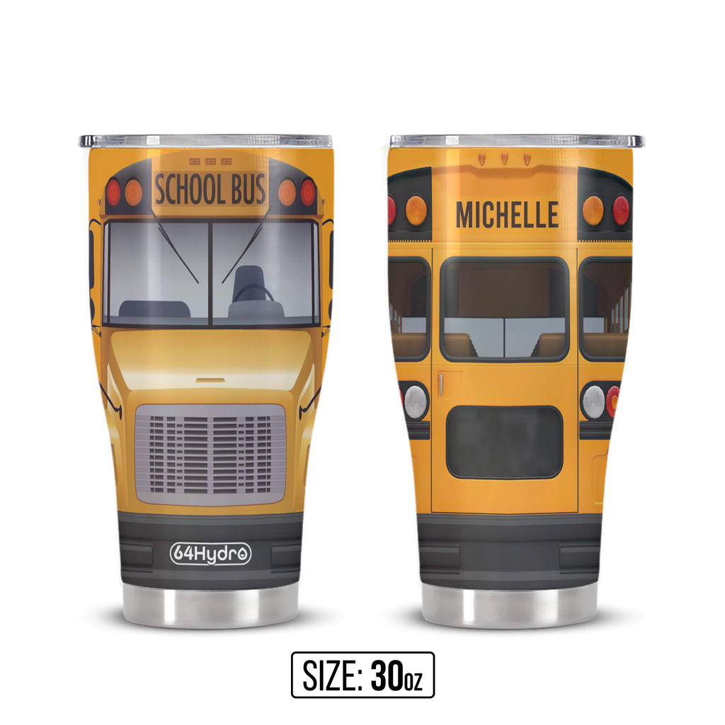 School Bus ANRZ04115289AE Stainless Steel Tumbler
