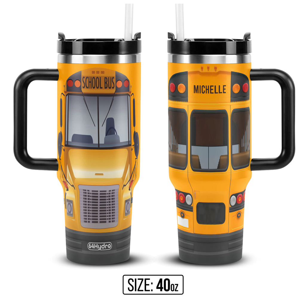 School Bus ANRZ04115289AE Stainless Steel Tumbler