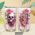 Skull Floral HTRZ27099633PF Stainless Steel Tumbler