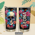 Skull Wears Sunglasses HTRZ27093214OE Stainless Steel Tumbler