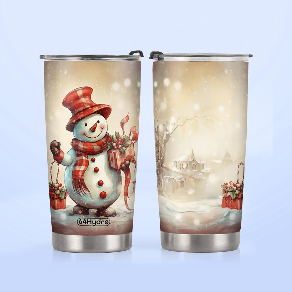 Snowman Vintage HTRZ19092112JF Stainless Steel Tumbler