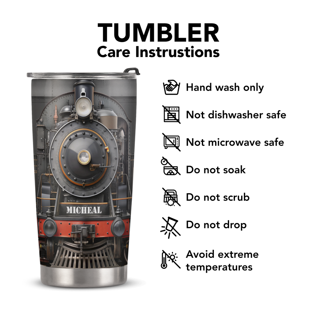 Steam Train ANRZ04118764JK Stainless Steel Tumbler
