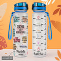 Teacher Daily Affirmations HHRZ26079653ZL Water Tracker Bottle