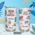 Teacher Daily Affirmations HTRZ26079406KD Stainless Steel Tumbler