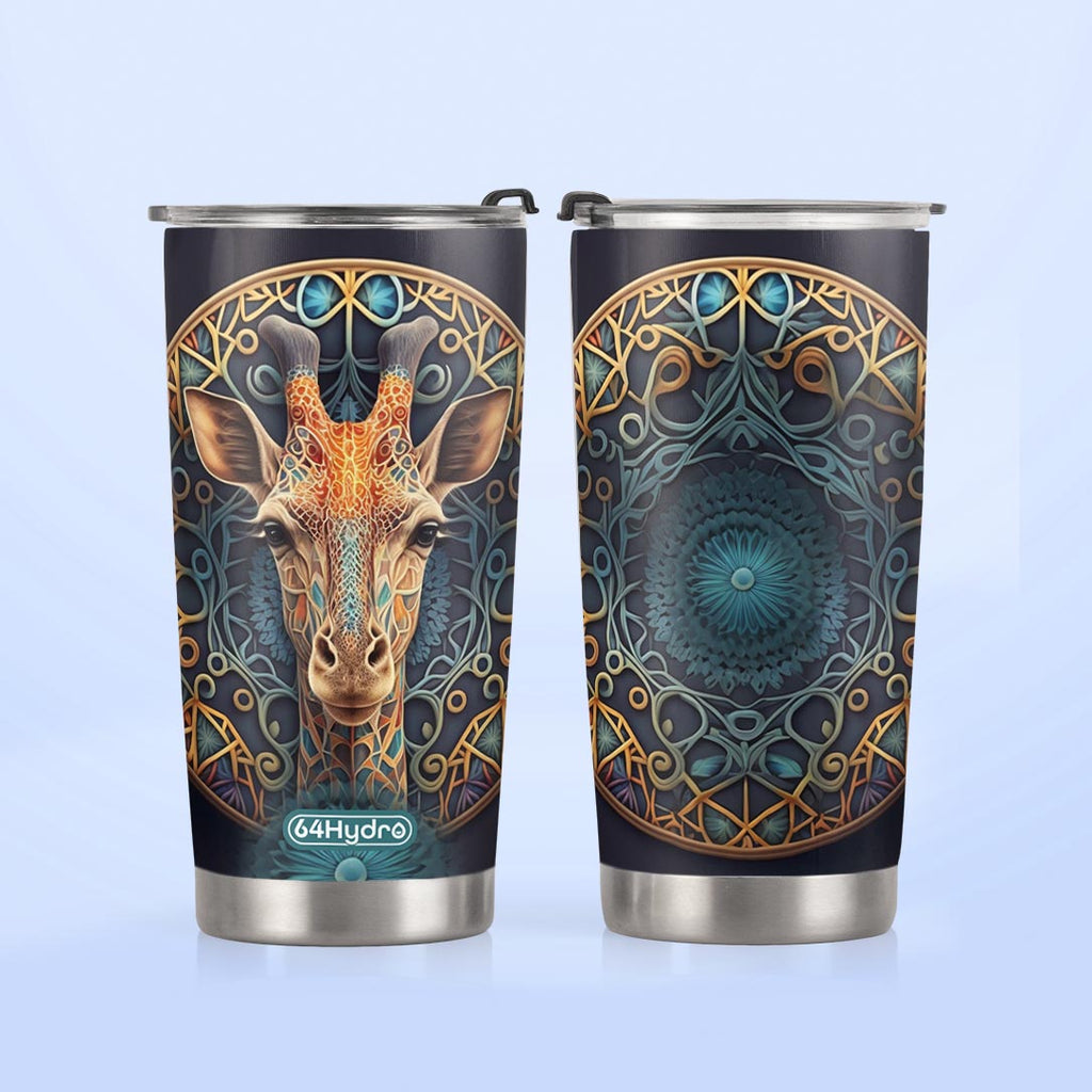 Trible Colorful Giraffe HTRZ12091720GE Stainless Steel Tumbler