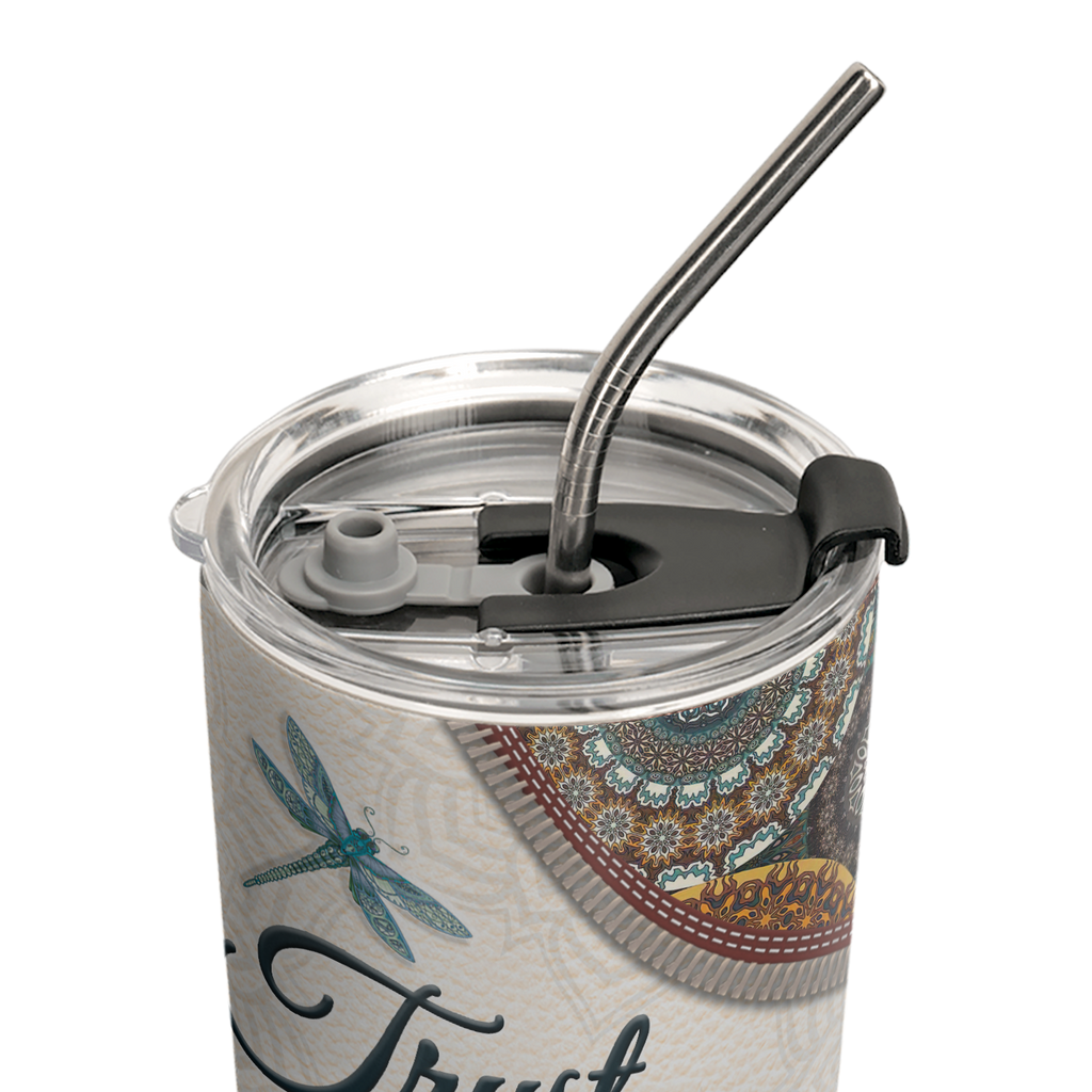 Trust In The Lord Proverbs 3 5 Dragonfly Mandala ANRZ04113510WX Stainless Steel Tumbler