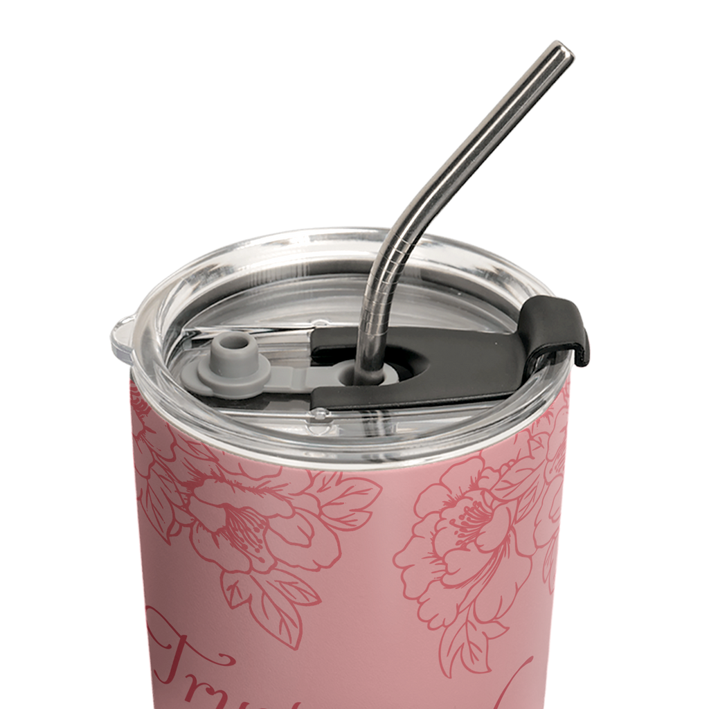 Trust In The Lord With All Your Heart Proverbs 3 5 Peony ANRZ04113131TD Stainless Steel Tumbler