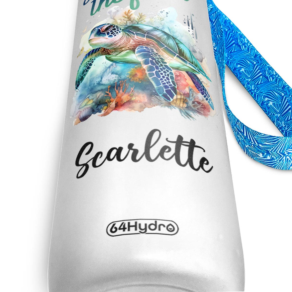 Turtle Go With The Flow HTRZ11087934LG Water Tracker Bottle