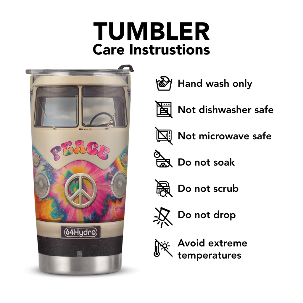 Hippie Van HHRZ21115144SR Stainless Steel Tumbler