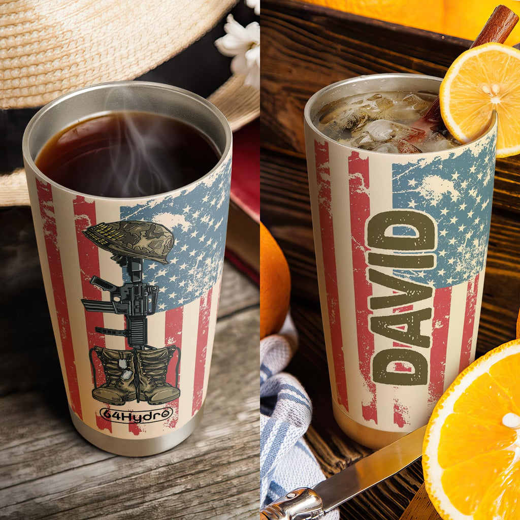 Veteran Army Boot HTRZ24089346ZB Stainless Steel Tumbler
