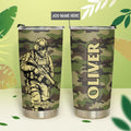 Veteran Camouflage HTRZ28084674BD Stainless Steel Tumbler