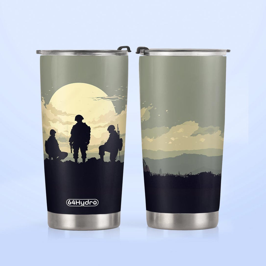Veteran Silhouette HTRZ28081711FG Stainless Steel Tumbler