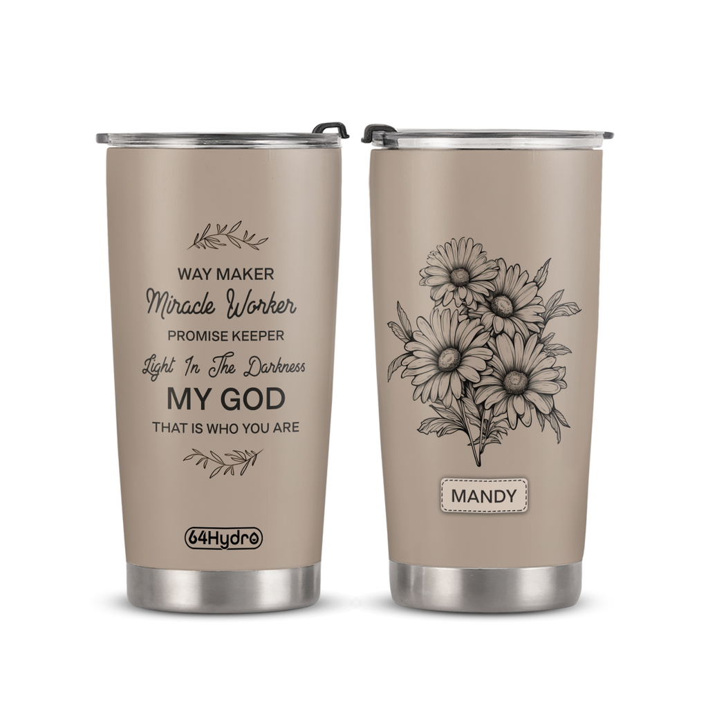 Way Maker Miracle Worker Daisy ANRZ04113007KJ Stainless Steel Tumbler