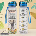 Wisdom From An Elephant HHRZ09081284LJ Water Tracker Bottle
