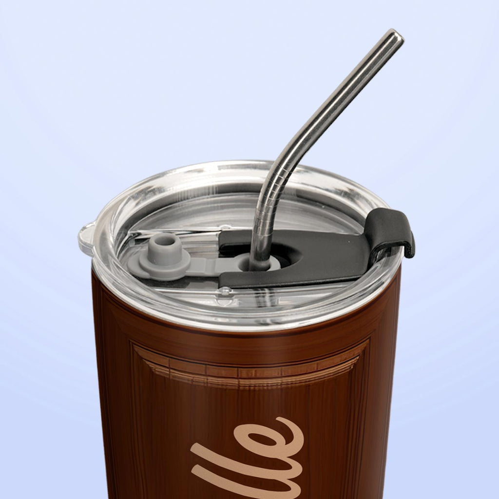Wooden Wine Cabinet HHRZ20092630OQ Stainless Steel Tumbler