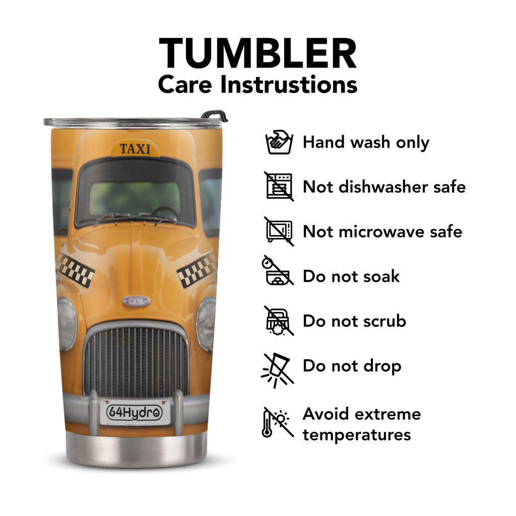 Yellow Taxi ANRZ04117008KD Stainless Steel Tumbler