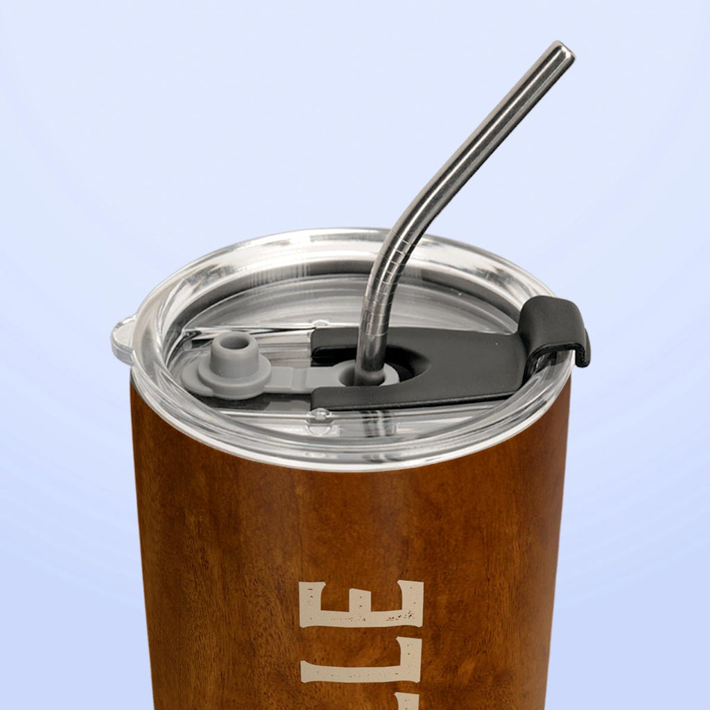 Maria Holding Jesus Wooden Carving HTRZ31080934DY Stainless Steel Tumbler