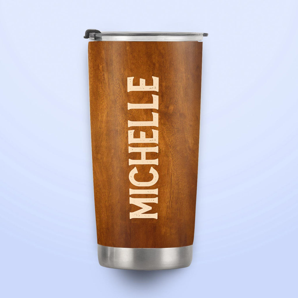 Maria Holding Jesus Wooden Carving HTRZ31080934DY Stainless Steel Tumbler